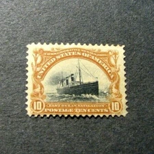 US Stamp Scott# 299 Fast Ocean Navigation 1901 MNH  (see note) H30 