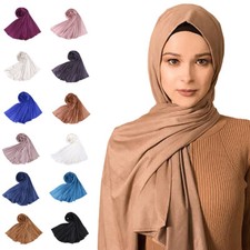 Women Hijab Long Scarf Muslim Head Cover Wrap Shawls Islamic Headscarf Stoles
