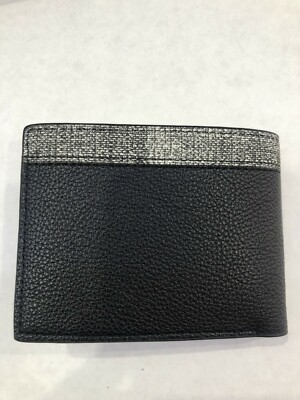 Jeetz collection Leather hand crafted Black Bifold Credit Card/ID