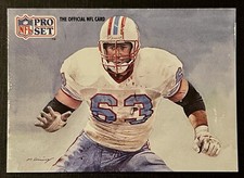 Mike Munchak 1991 Pro Set All-AFC Team #411 🏈 Houston Oilers Hall of Fame HOF