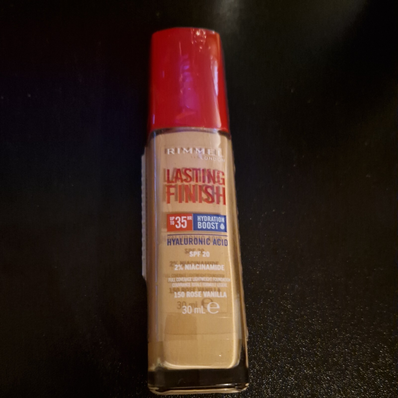 RIMMEL LASTING FINISH 35Hr FOUNDATION SPF 20 30 ml 150 ROSE VANILLA