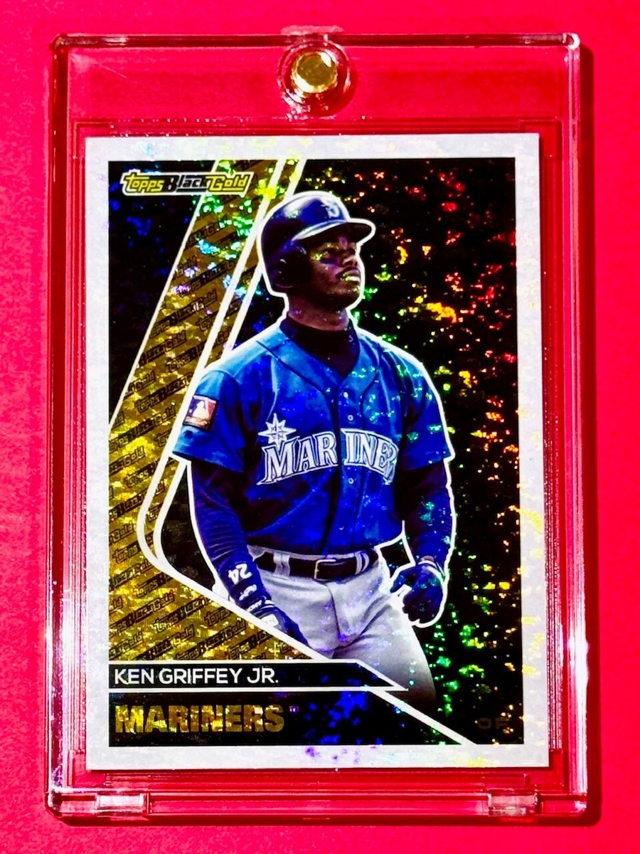 Ken Griffey Jr. MINT TOPPS BLACK GOLD SHIMMER REFRACTOR HOF