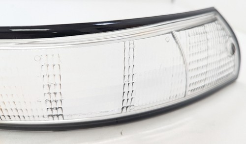Right Hand Front Indicator Lens For Porsche 911 Clear Orange Black Rim 1969-74 - Picture 3 of 9