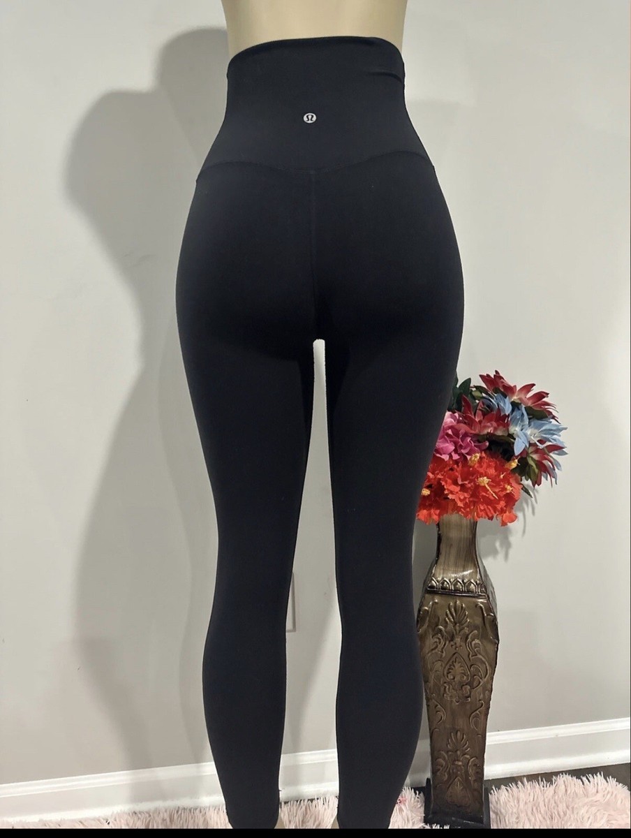 lululemon align leggings size black high waisted full length