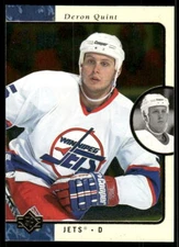 1995-96 SP #165 Deron Quint Winnipeg Jets Hockey Card