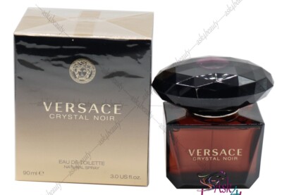 Versace Crystal Noir by Versace 3.0oz/90ml Edt Spray For Women New In Box