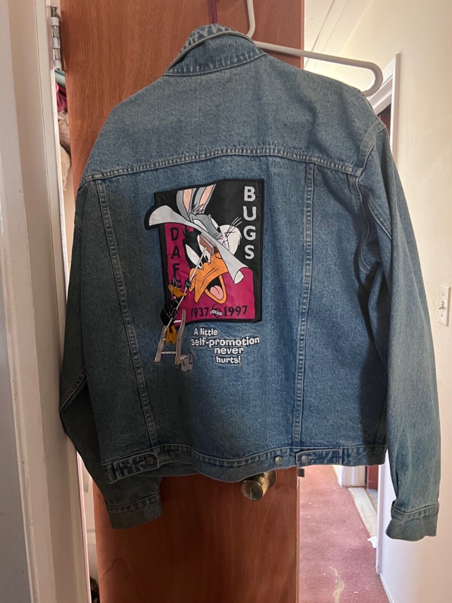 バグズ・バニー ダフィー・ダック ジャケット Warner Bros. Daffy Duck & Bugs Bunny 60th Anniversary Denim Jacket