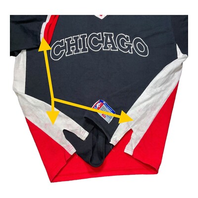 Vintage 90s Champion Chicago Bulls NBA Official Shooting