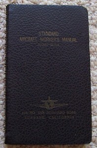 Vintage 1941 Prewar Standard Aircraft Worker’s Illustrated Manual 6th Edition