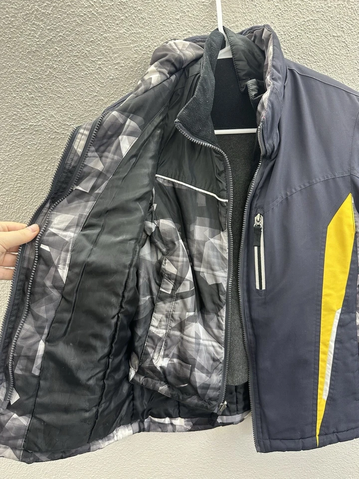 ZeroXposure Childrens Jacket Size Small 8 Dark Blue 3-in-1 Jacket Zip Up - Image 4 of 4