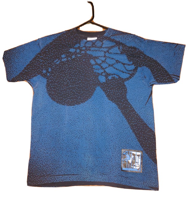 VTG REEBOK SHAQ BASKETBALL T SHIRT Size Large L ALL OVER PRINT SHAQUILLE O'NEAL | eBay