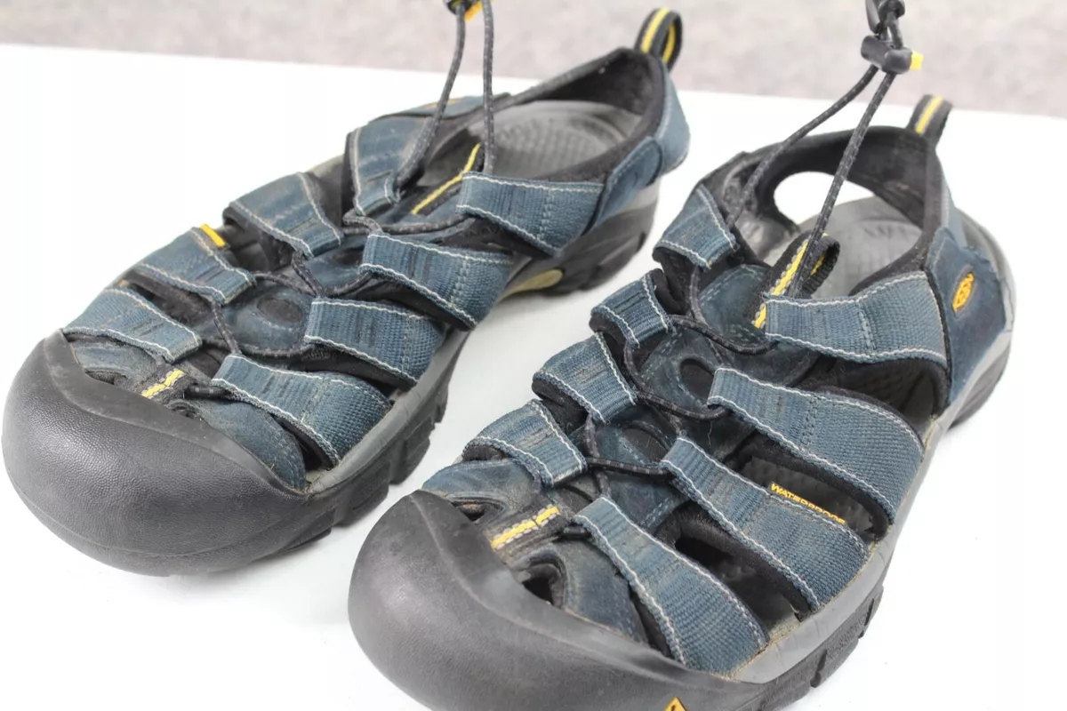 Keen Sandals Men s Size 11 Blue Waterproof 110230 Newport H2 Gray
