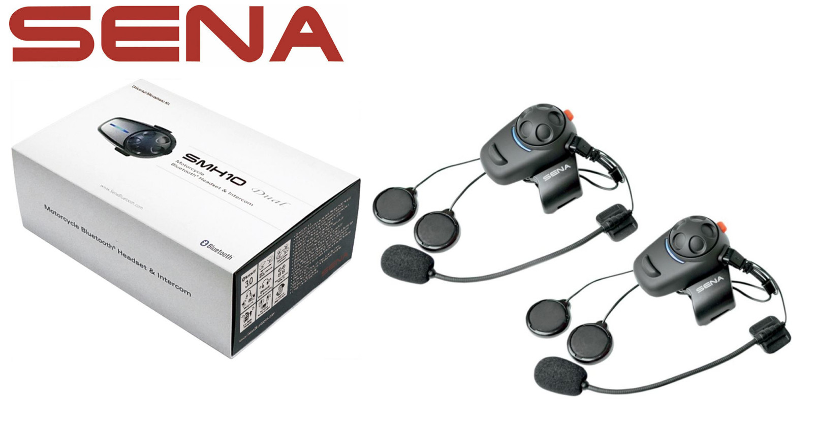 Intercom Sena SMH10 Dual la solution sans fil pour parler à moto sur 2 casques