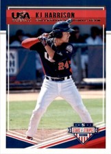 2018 Panini Stars & Stripes KJ Harrison Rookie #95 Team USA Baseball
