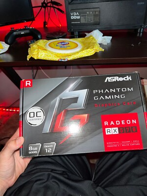 ASRock Phantom Gaming D Radeon RX580 OC 8GB GDDR5 Graphic Card | eBay