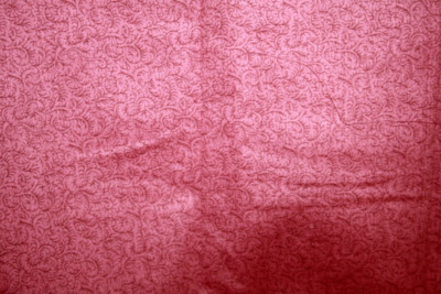 SHELL FEATHERS IN PINK BY TONY WENGEL FOR BENARTEX- 100% COTTON FABRIC