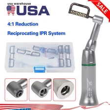 4:1 Reduction Dental Contra Angle IPR Handpiece + 10 Interproximal Strips Kit