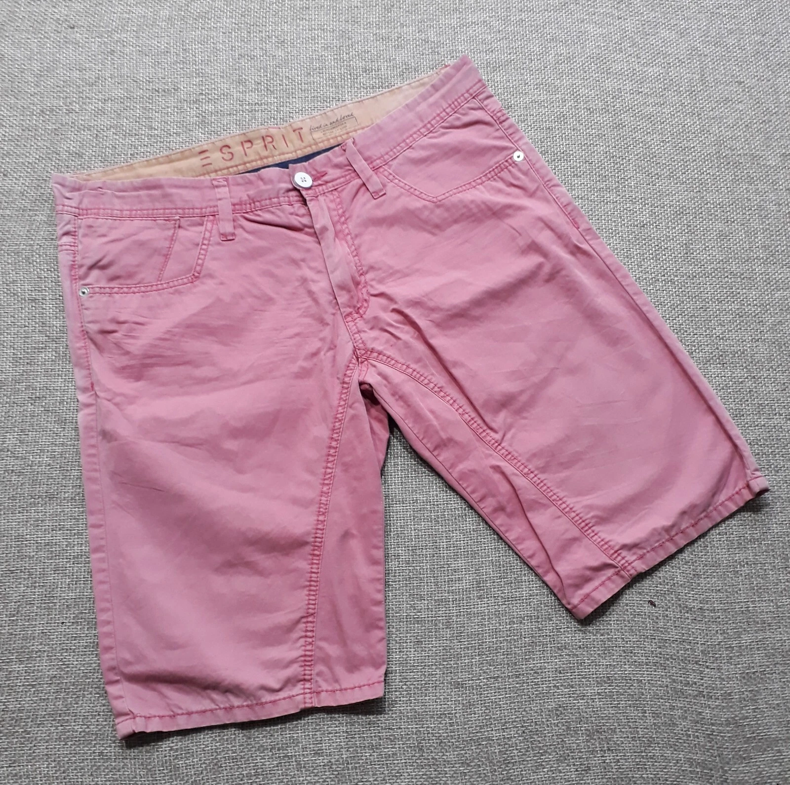 Esprit shorts Mens Size 33 Pink Color