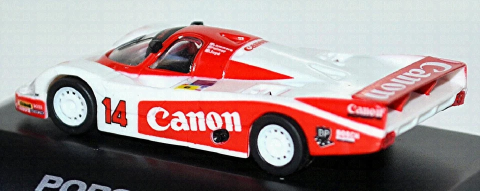 Porsche 956 Canon Lemans 1983 8.Pl. #14 Palmer Lammers Lloyd 1:87 Brekina 16102 - Imagen 3 de 4