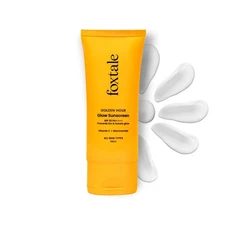 FoxTale Vitamin C & Niacinamide Glow Sunscreen Spf 50 Pa++++, 50ml