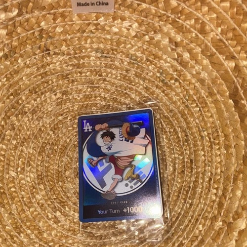 Los Angeles Dodgers Monkey D. Luffy Luffy Card "Your Turn +1000" Promo