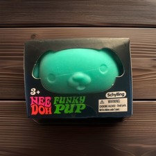 Schylling Funky Pup/Dog Nee Doh Stress Ball In Teal Needoh