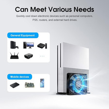 120Mm Fan with 3 Speed 5V USB Powered Case Fan 1500PRM Gaming PC Portable Coo...