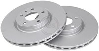 2X Bremsscheibe Vorne ABS 15953 FÜR Alfa Romeo FÜR Fiat Lancia Scheibenbremse