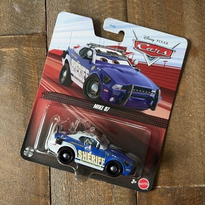 Disney Pixar Diecast Car: Mike 07 Sheriff, Mattel