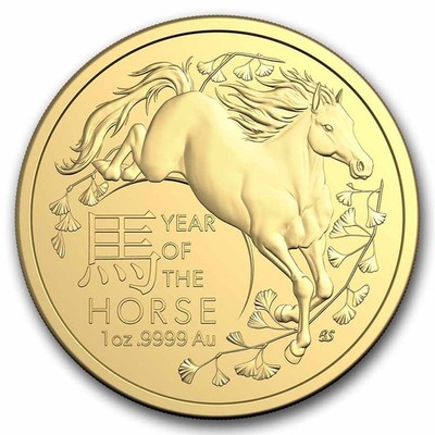 gold calendar 2002 午 2002 午 2002 calendar gold LUNAR West - HORSE THE OF YEAR - COIN