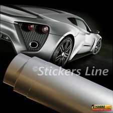 Pellicola adesiva GRIGIO ARGENTO LUCIDO alluminio wrapping tuning auto moto