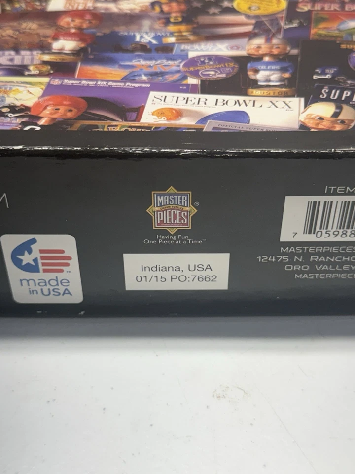 NFL Puzzle FOOTBALL FANTASY Super Bowl Collections Bobbleheads 1000 pcs Jigsaw - Image 4 of 4