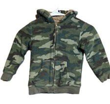    Cozy Camo Fleece Zip-Up Hoodie   Toddler Boy 4T   