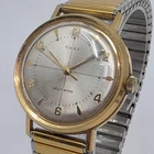 Vintage CIrca 1950's Timex Self Wind Crosshair Made In USA Mens Watch 35mm