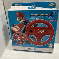 Nintendo Wii U Hori Mario Kart 8 Steering Wheel Mario Red Racing 2014 Official