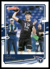 2020 Panini Donruss #298 Cole McDonald Rookie RC Tennessee Titans football card