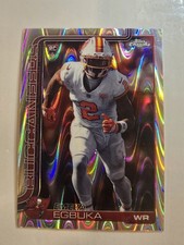 2025 Topps Chrome - Emeka Egbuka Rookie Raywave Refractor - #312