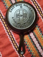 Griswold #0 Cast Iron Skillet 562 Double Spout Erie PA USA