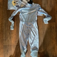 Disguise Deluxe Bluey Costume Toddler Size 3T-4T Jumpsuit Head Piece