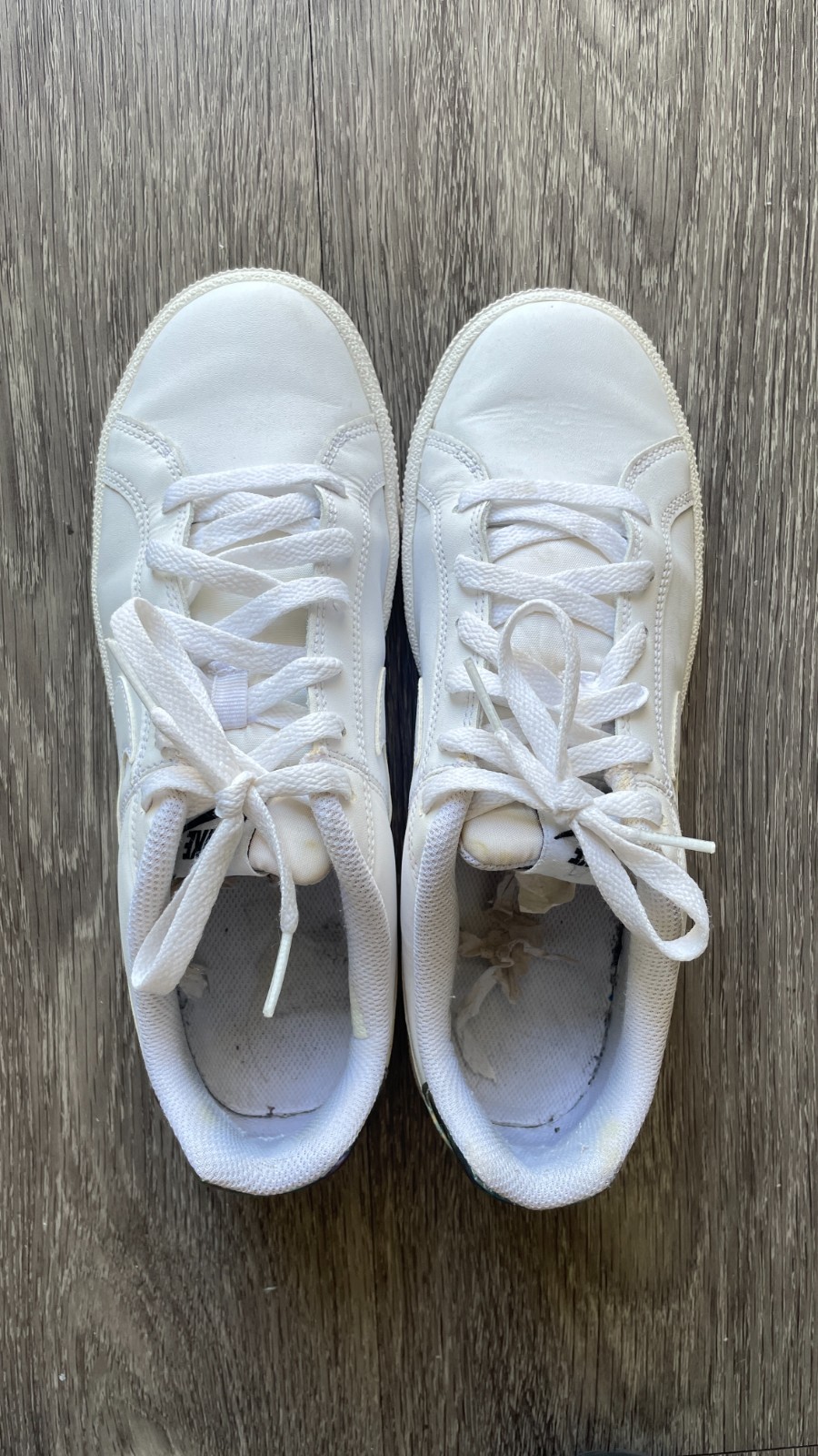 Nike Basic White Sneakers US 8.5 Women - image 1