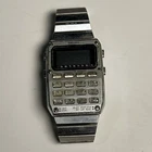 VINTAGE SEIKO C515-5000 ALARM CALCULATOR MEN WATCH JAPAN MADE