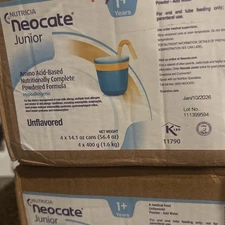 NEOCATE JUNIOR JR Unflavored  x 1 CASE OF 4
