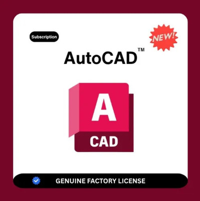 AutoDesk AutoCad License | 1 year | Win-mac | Global