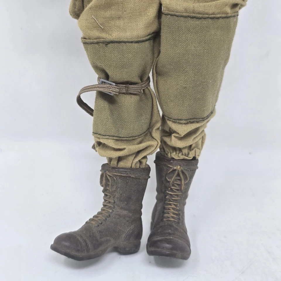 1/6 21st Century US 101st Airborne Paratrooper D Day Warpaint & Mohawk +Thompson - Image 4 of 4