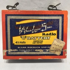 Sears & Roebuck Radio Battery for Vacuum Tube Radio
