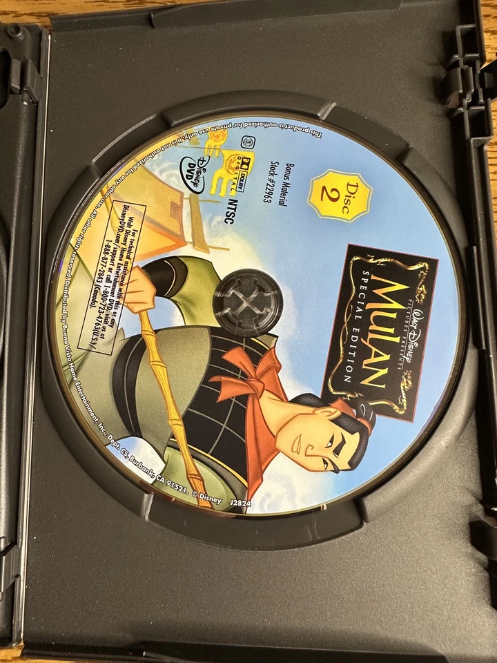 Мулан (два диска специальное издание) - DVD - хорошо - Изображение 4 из 4