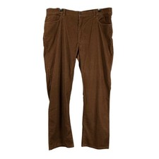 Vintage Polo Ralph Lauren Brown Corduroy Preston Pants Straight Leg Mens 40x30