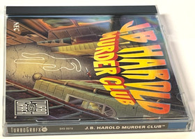 NEC TurboGrafx-16 CD J.B HAROLD MURDER CLUB (1991) ***FAST FREE SHIPPING***