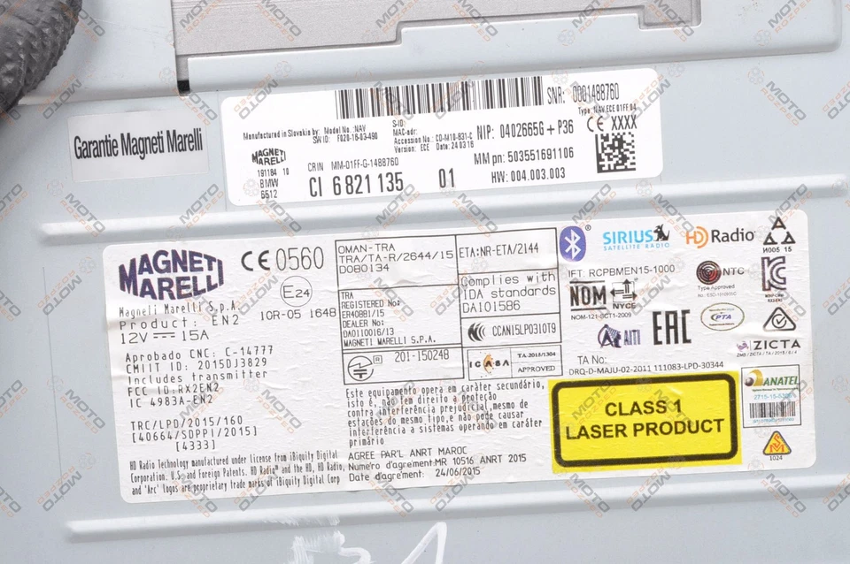 BMW 1 F20 F21 F22 3 F30 F31 F32 F34 Radio Autoradio Media DAB Navi 6821135 - Immagine 2 di 4