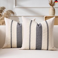 Kissenbezug 40X40 2Er Deko Kissen KissenhüLlen Boho Deko Style Baumwolle